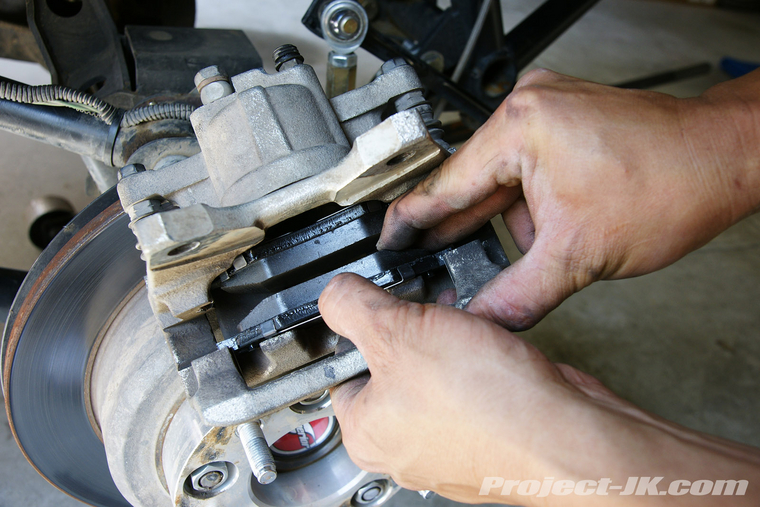 Jeep JK Wrangler Rear Brake Pad Replacement