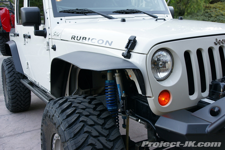 How to trim factory jeep jk fenders #2