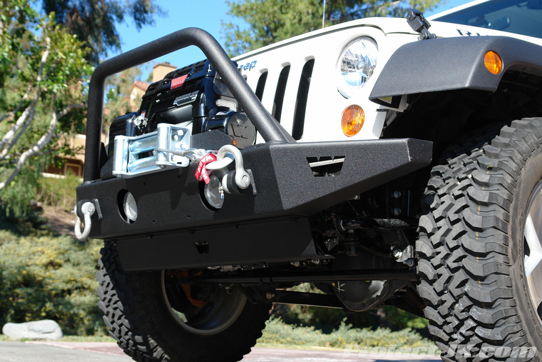 Warn winch bumper jeep jk #3