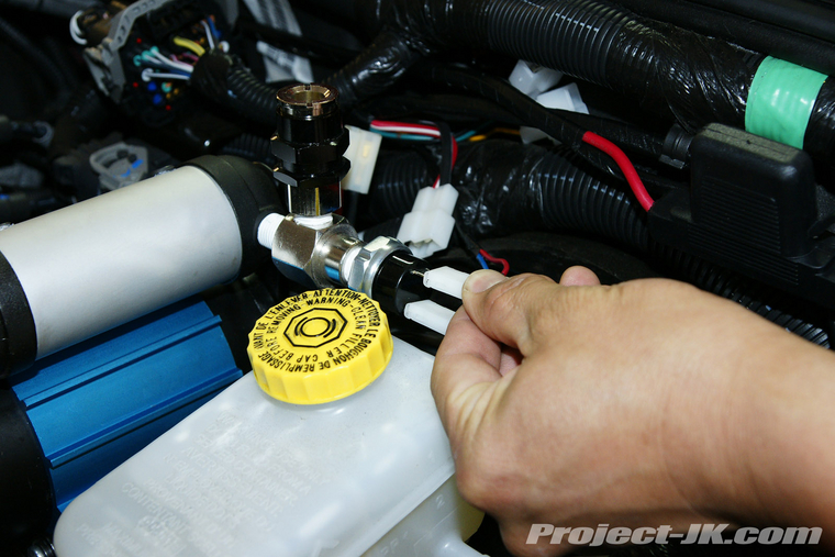 ARB High Output On-Board Air Compressor Under the Hood JK Installation