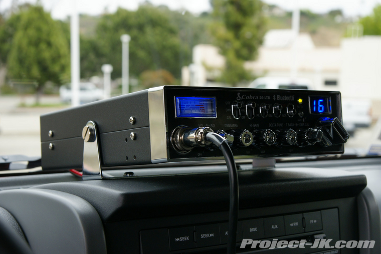 Cobra 29 LTD BT CB Radio Installation WriteUp The top
