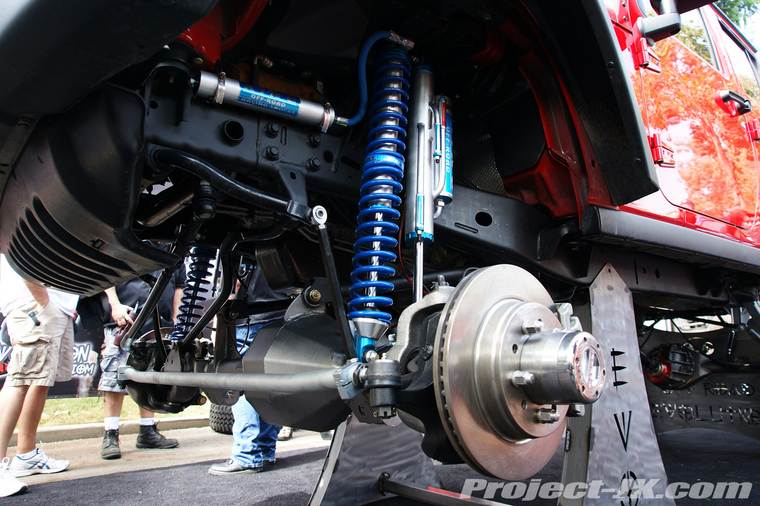 JK JKU FRONT DOUBLE THROW DOWN KING COILOVER BYPASS SHOCK SYSTEM