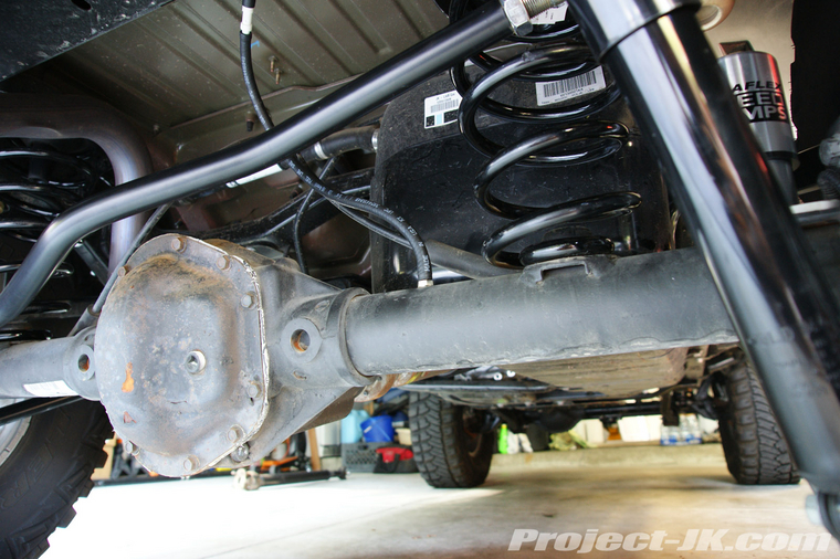 Jeep jk differential breather tube #1