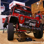Skyjacker Red Jeep JK Wrangler 4-Door