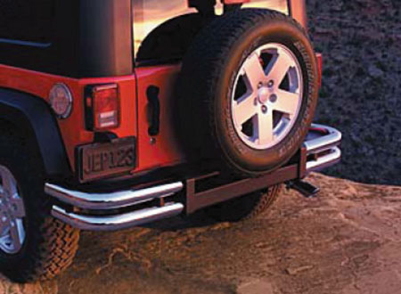 Mopar JK Chrome Tube Rear Bumper