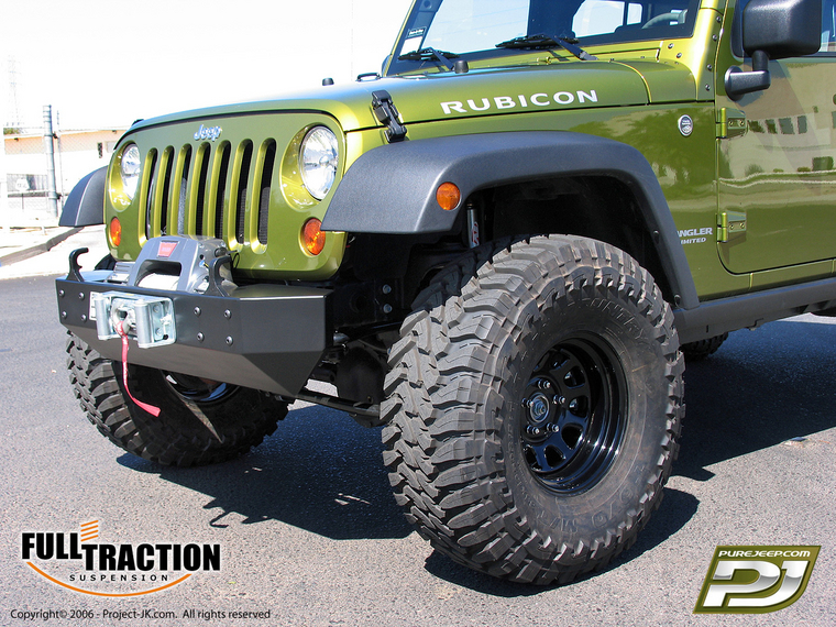 Full Traction 2007 Jeep JK Wrangler Rubicon 4-Door Unlimited w/3" Lift & 35" Tires