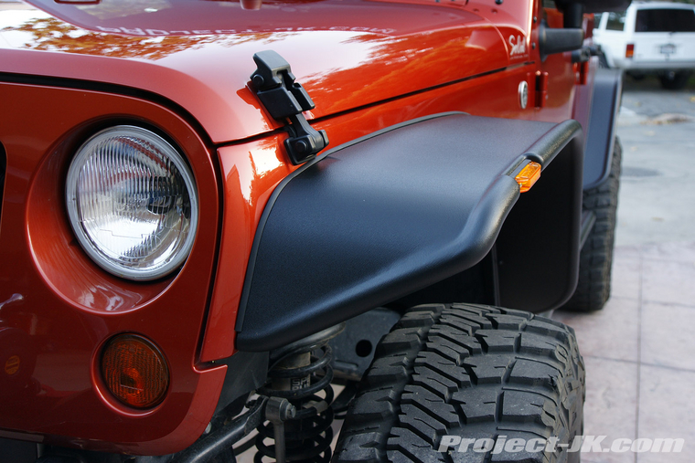 Installing bushwacker flat fender flares jeep jk #3