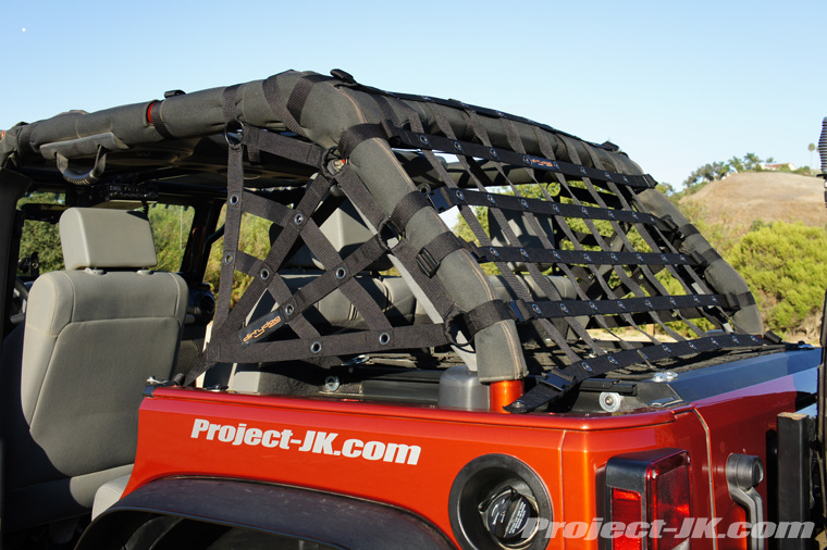 Dirtydog 4x4 cargo net.