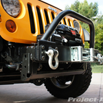 PUREJEEP Bare Bonez Front Bumper & WARN PowerPlant Winch