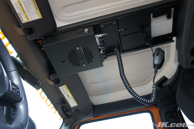 Jeep cb overhead console #5