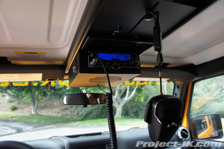 Cb radio mount on sale jeep jk