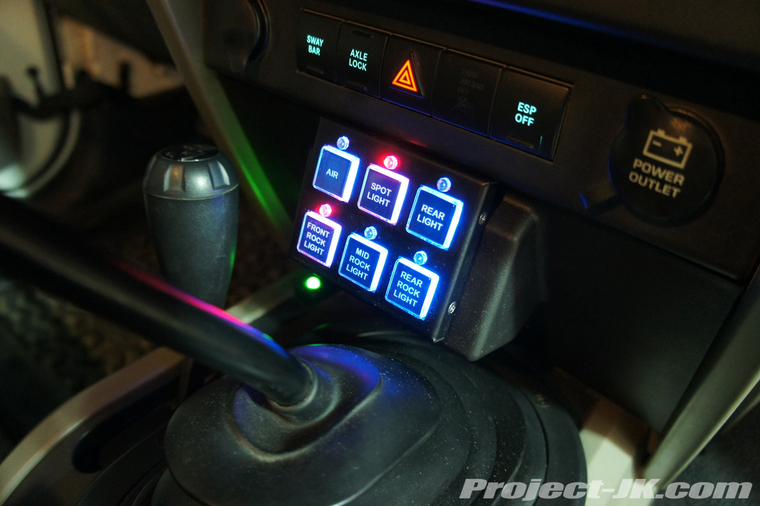 Custom switch panel jeep #3