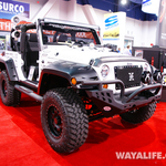 2012 SEMA Hi-Lift White 2-Door Jeep JK Wrangler