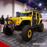 2012 SEMA Superlift Yellow 4-Door Jeep JK Wrangler