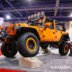 2012 SEMA Rugged Ridge Orange 4-Door Jeep JK Wrangler