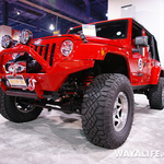 2012 SEMA Bestop Red 4-Door Jeep JK Wrangler