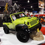 2012 SEMA Fox Gecko Green 2-Door Jeep JK Wrangler