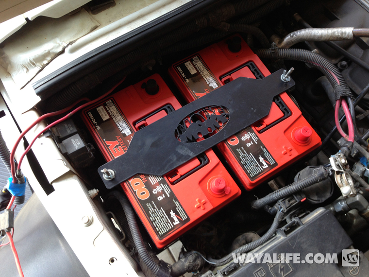 Dual battery tray for jeep jk #2