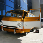 2013 SEMA Gold/White Dodge Van del Oro A-100