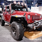 2013 SEMA Rugged Ridge Cherry Red Jeep JK Wrangler 4-Door