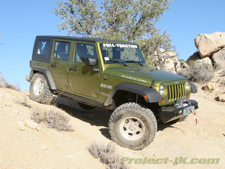 Full Traction 2007 Jeep JK Wrangler Rubicon 4-Door Unlimited w/3" Lift & 35" Tires