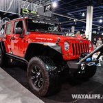 2013 SEMA DUB Off Road Red Jeep JK Wrangler 4-Door