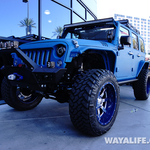 2014 SEMA Starwood Motors Blue VPR Jeep JK Wrangler Unlimited