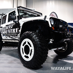 2014 SEMA Tuff Country White Jeep JK Wrangler Unlimited