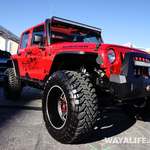 2014 SEMA Bulldog LED Lighting Red Jeep JK Wrangler Unlimited