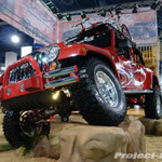 Skyjacker Red Jeep JK Wrangler Unlimited
