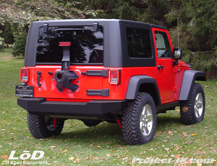 LoD Jeep JK Wrangler Rear Bumper Prototype