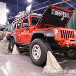 HoodLift Red JK Unlimited