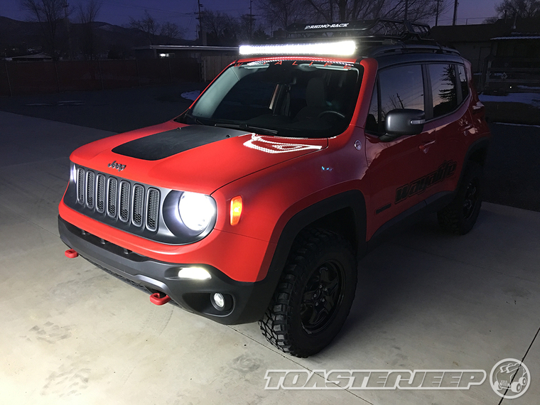 Jeep Renegade Daystar 40 KC LED Light Bar Installation Write-Up