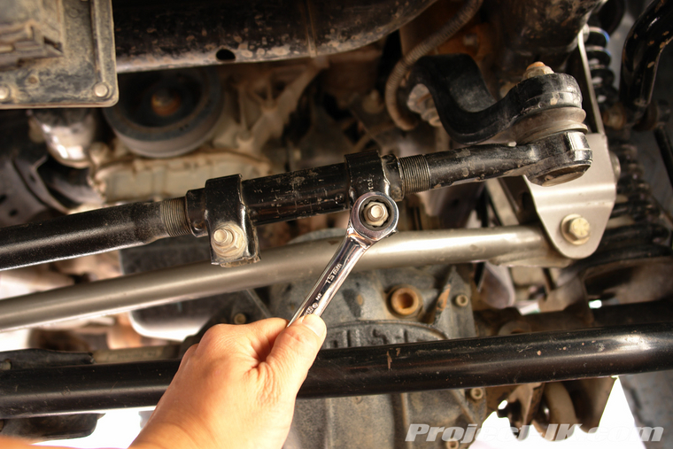 Jeep wrangler drag link adjustment #2