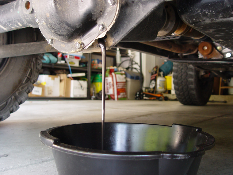 When to change differential fluid jeep #1