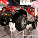 TUFF COUNTRY Custom Red Jeep JK Wrangler Unlimited 4-Door