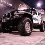 SUPERLIFT SUSPENSION Custom Black & White Jeep JK Wrangler Rubicon Unlimited 4-Door