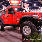 WARN Flame Red Jeep JK Wrangler Unlimited 4-Door