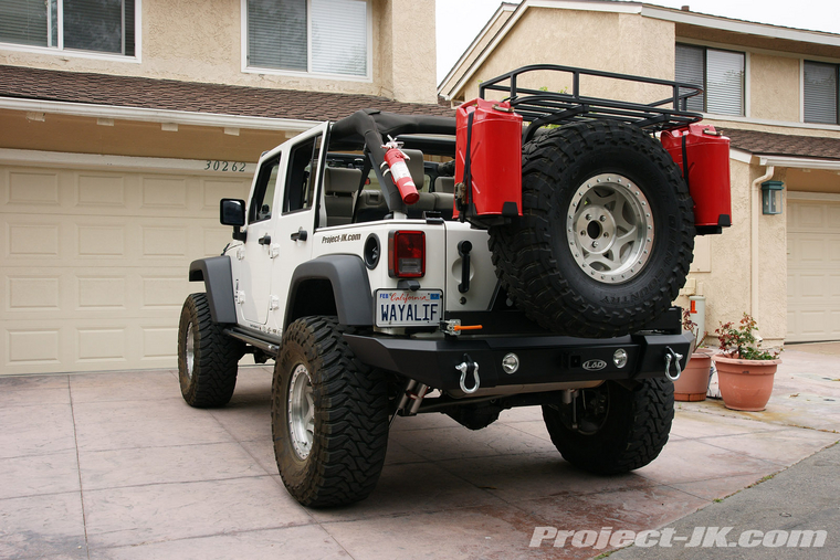 Lod jeep jk wrangler signature series rear bumper #3