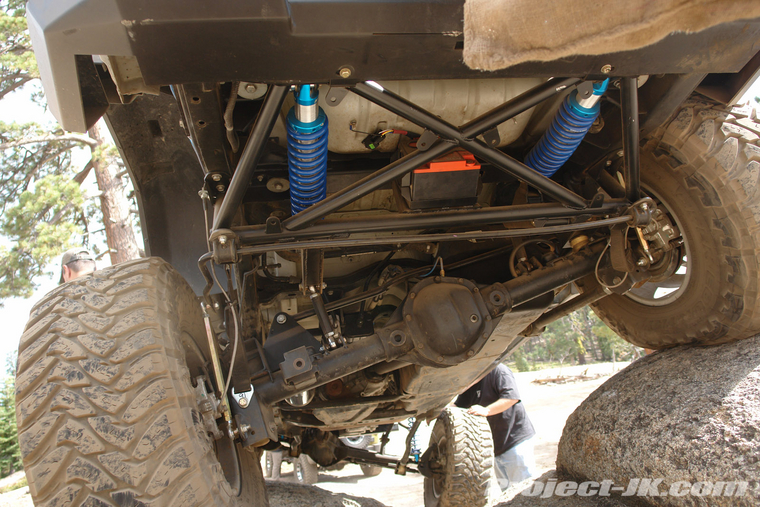 JK JKU FRONT DOUBLE THROW DOWN KING COILOVER BYPASS SHOCK SYSTEM