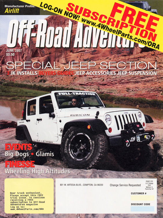 Off Road Adventures Cover
