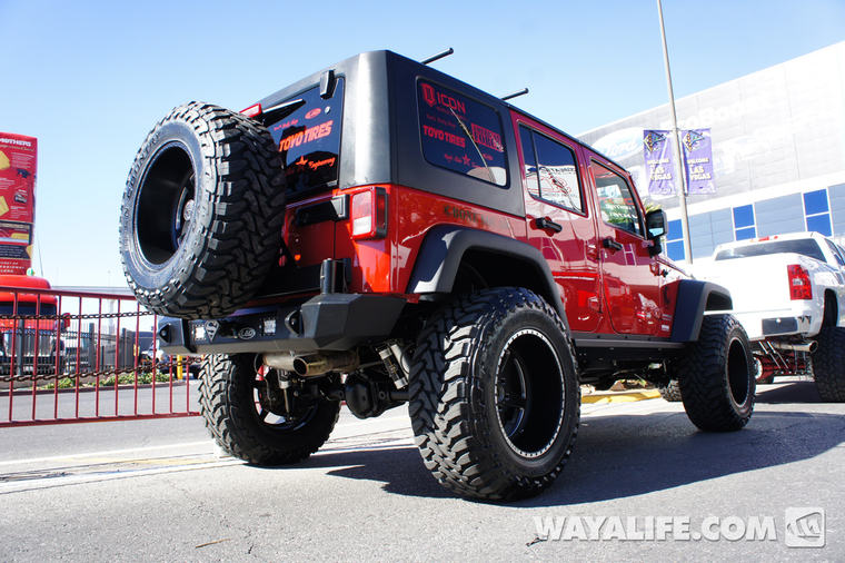 2012 SEMA - KC Red 4-Door Jeep JK Wrangler | WAYALIFE Jeep Forum