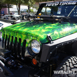 2012 SEMA Crazyboy Custom Black & Green 4-Door Jeep JK Wrangler