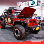 2012 SEMA Warrior Red 4-Door Jeep JK Wrangler