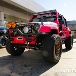 2013 SEMA Dalto White/Pink 4-Door Jeep JK Wrangler
