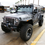 2014 SEMA Gray Wrapped Rugged Ridge Jeep JK Wrangler Unlimited