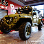 2014 SEMA Commando Green Rugged Ridge Kilroy Jeep JK Wrangler Unlimited