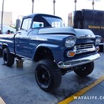 2015 SEMA 1958 Blue Chevrolet Truck