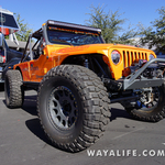 2015 SEMA Orange Poison Spyder Jeep TJ Wrangler Race Rig