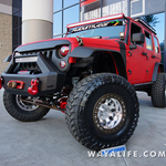 2015 SEMA Red Bedlined Auburn Gear Jeep JK Wrangler Unlimited